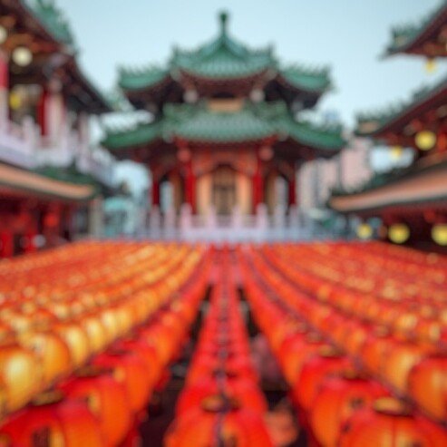 A Chinese palace from ancient times